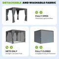 Louvered Pergola 10x10: view 4