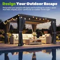 Louvered Pergola 10x10: view 6