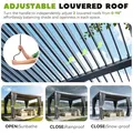 Louvered Pergola 10x12 (2): view 2