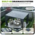 Louvered Pergola 10x12 (2): view 3