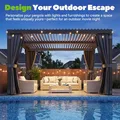 Louvered Pergola 10x12 (2): view 6