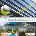 Louvered Pergola 12x16: view 2