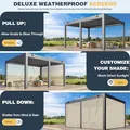 Louvered Pergola 12x16: view 6